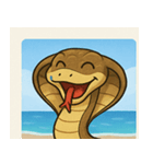 海のキングコブラ@SFW（個別スタンプ：1）