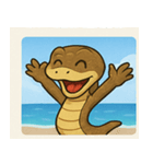 海のキングコブラ@SFW（個別スタンプ：9）