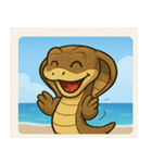 海のキングコブラ@SFW（個別スタンプ：10）