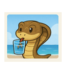 海のキングコブラ@SFW（個別スタンプ：15）