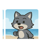 海のオオカミ@SFW（個別スタンプ：2）