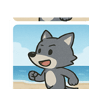 海のオオカミ@SFW（個別スタンプ：5）