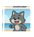 海のオオカミ@SFW（個別スタンプ：6）
