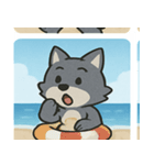 海のオオカミ@SFW（個別スタンプ：7）