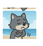 海のオオカミ@SFW（個別スタンプ：8）