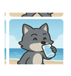 海のオオカミ@SFW（個別スタンプ：10）