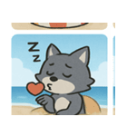 海のオオカミ@SFW（個別スタンプ：11）