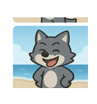 海のオオカミ@SFW（個別スタンプ：13）