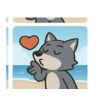 海のオオカミ@SFW（個別スタンプ：14）