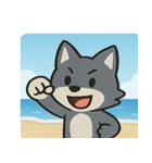 海のオオカミ@SFW（個別スタンプ：17）
