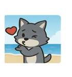 海のオオカミ@SFW（個別スタンプ：28）