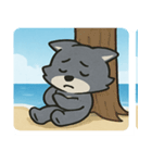 海のオオカミ@SFW（個別スタンプ：31）