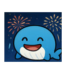 花火のクジラ@SFW（個別スタンプ：1）