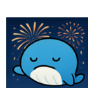 花火のクジラ@SFW（個別スタンプ：3）