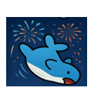 花火のクジラ@SFW（個別スタンプ：11）