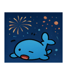 花火のクジラ@SFW（個別スタンプ：12）