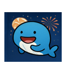 花火のクジラ@SFW（個別スタンプ：14）