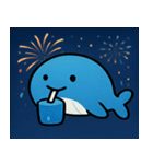 花火のクジラ@SFW（個別スタンプ：15）