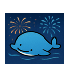 花火のクジラ@SFW（個別スタンプ：16）