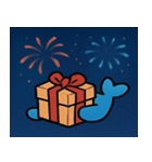 花火のクジラ@SFW（個別スタンプ：28）