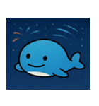 花火のクジラ@SFW（個別スタンプ：32）