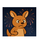 花火のカンガルー@SFW（個別スタンプ：2）