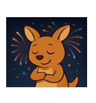 花火のカンガルー@SFW（個別スタンプ：6）