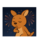 花火のカンガルー@SFW（個別スタンプ：7）