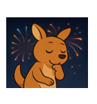 花火のカンガルー@SFW（個別スタンプ：10）