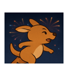 花火のカンガルー@SFW（個別スタンプ：13）