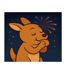 花火のカンガルー@SFW（個別スタンプ：14）