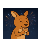 花火のカンガルー@SFW（個別スタンプ：15）