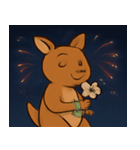 花火のカンガルー@SFW（個別スタンプ：27）