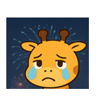 花火のキリン@SFW（個別スタンプ：3）