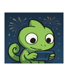 花火のカメレオン@SFW（個別スタンプ：6）