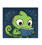 花火のカメレオン@SFW（個別スタンプ：7）