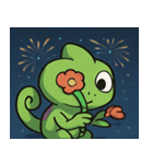 花火のカメレオン@SFW（個別スタンプ：8）