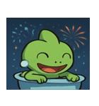 花火のカメレオン@SFW（個別スタンプ：9）