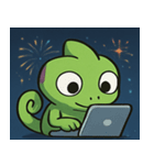 花火のカメレオン@SFW（個別スタンプ：10）