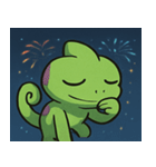 花火のカメレオン@SFW（個別スタンプ：14）