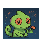 花火のカメレオン@SFW（個別スタンプ：16）