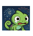 花火のカメレオン@SFW（個別スタンプ：17）