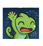 花火のカメレオン@SFW（個別スタンプ：21）
