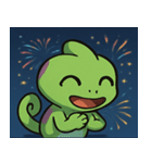 花火のカメレオン@SFW（個別スタンプ：26）