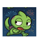 花火のカメレオン@SFW（個別スタンプ：27）