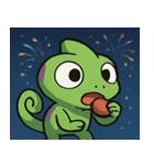 花火のカメレオン@SFW（個別スタンプ：30）