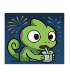 花火のカメレオン@SFW（個別スタンプ：31）