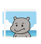 海のカバ@SFW（個別スタンプ：2）