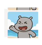 海のカバ@SFW（個別スタンプ：5）