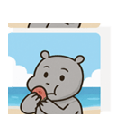 海のカバ@SFW（個別スタンプ：12）